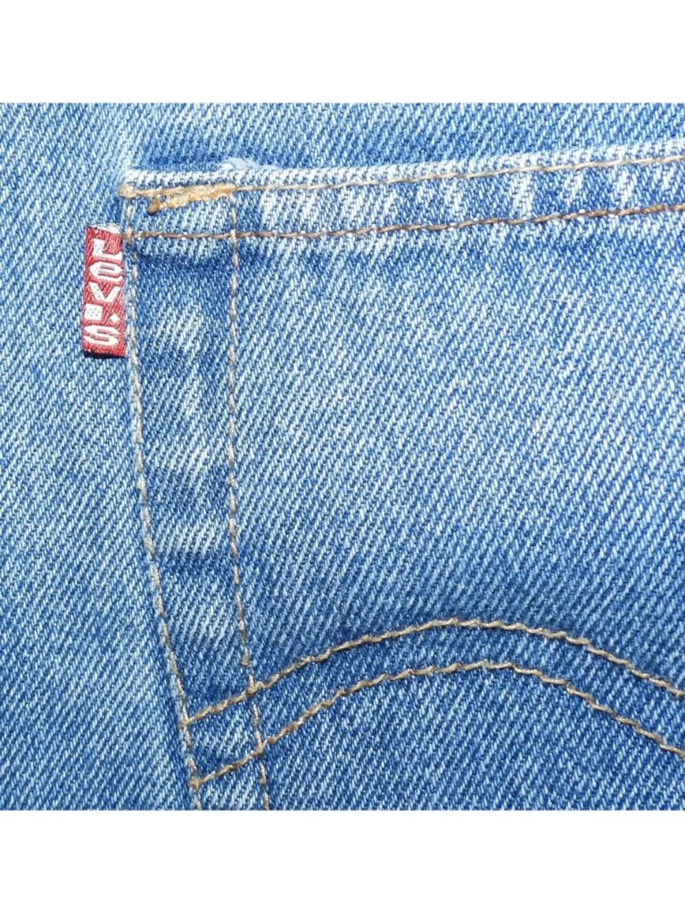 Vintage Levi's 501-0657 Sakura G S-36 Denim Blue Jeans Straight Made USA 36x28